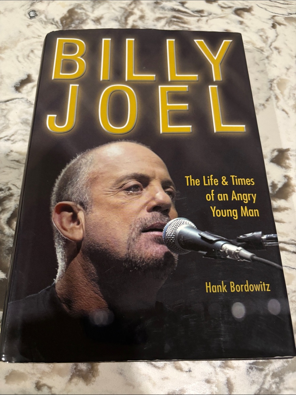Billy Joel: The Life & Times Hardcover Coffee Table Book - Black & Yellow